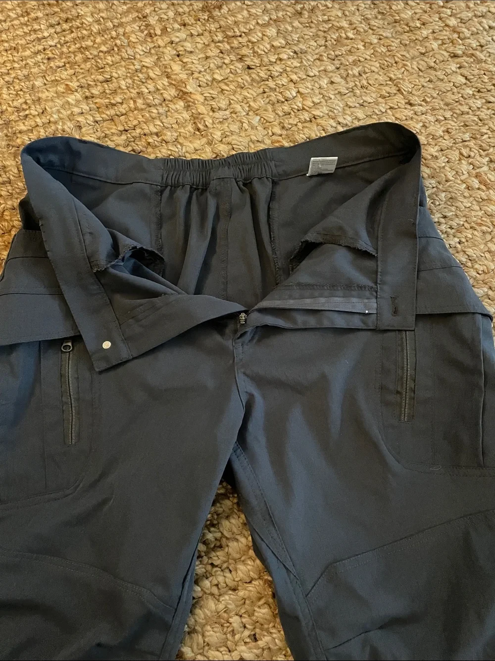 Amazon Men's dark gray Cargo Shorts - Lightweight Athletic